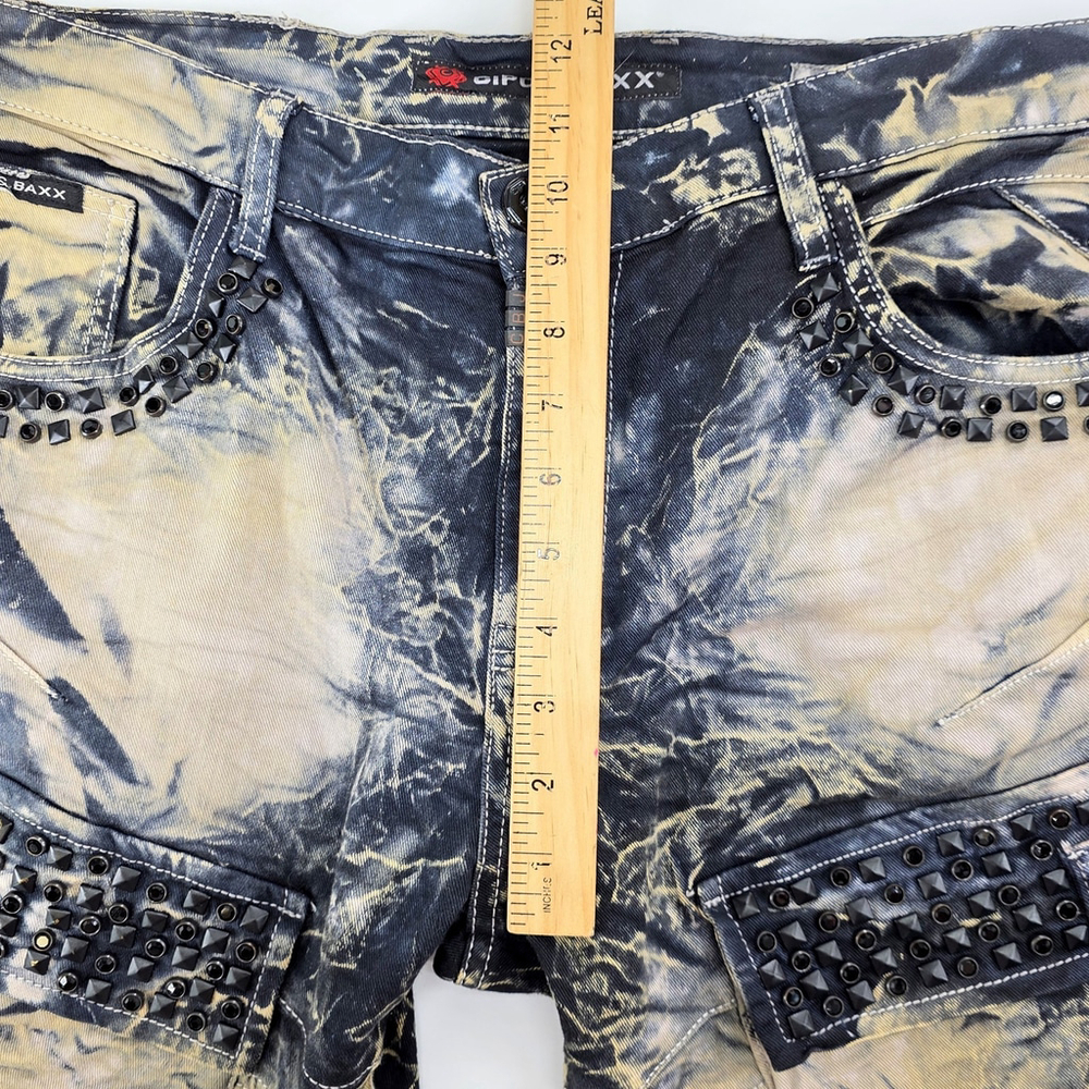 Cipo & Baxx Lincoln CD494 Jeans Mens 36x34 Studded Distressed Moto Biker... - Picture 11 of 14